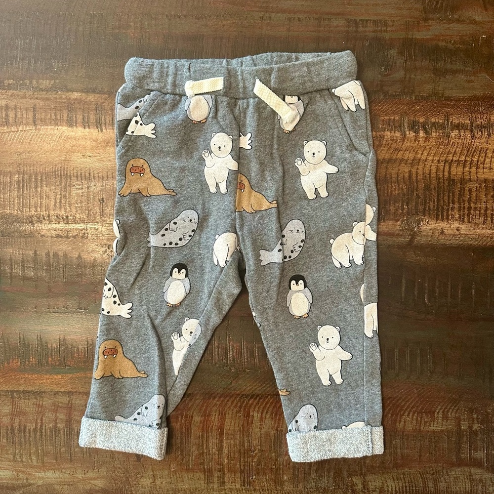 H&M Soft Gray Baby Pants